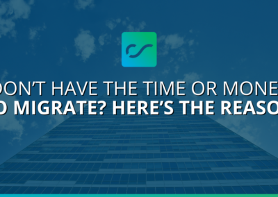 Don’t Have the Time or Money to Migrate? Here’s the Reason